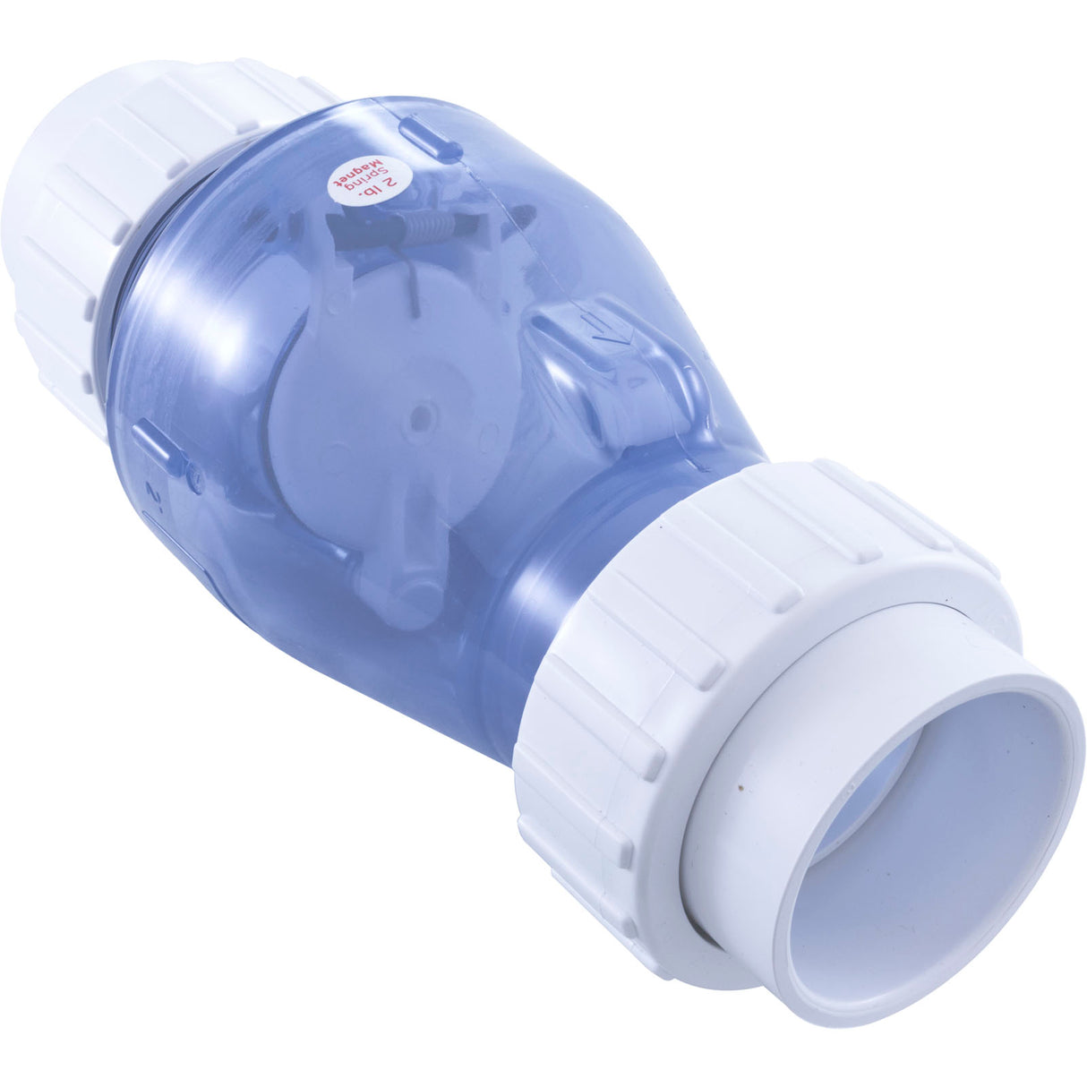 Check Valve, Magic Plastics Smart Check, 2"Union, 2lb. Clear : 0823-20MC - Magic Plastics - 0823-20MC - PartsForSpas.com