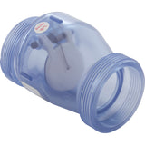 Check Valve, Magic, 1-1/2" ACME Fine Thd, 1/2lb, Clear : 0823-15RTC - Magic Plastics - 0823-15RTC - PartsForSpas.com