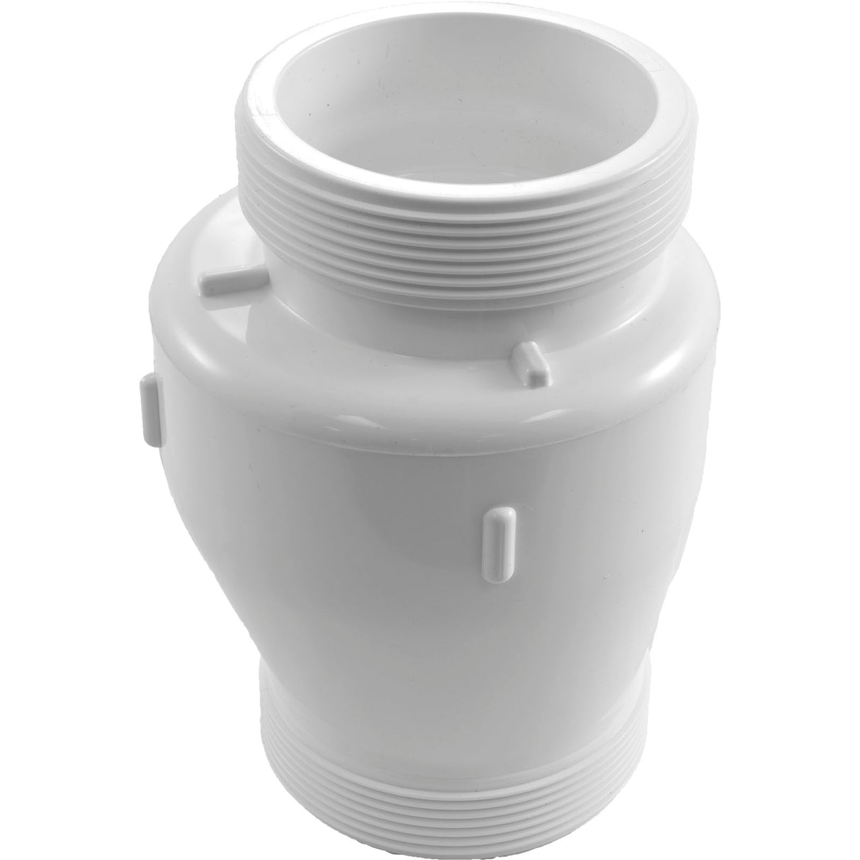 Check Valve, Magic, 2" ACME Fine Thd, 1/2lb, White : 0823-20RT - Magic Plastics - 0823-20RT - PartsForSpas.com