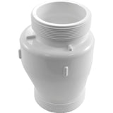 Check Valve, Magic, 2" ACME Fine Thd, 1/2lb, White : 0823-20RT - Magic Plastics - 0823-20RT - PartsForSpas.com