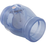 Check Valve, Magic, 2" ACME Fine Thd, 1/2lb, Clear : 0823-20RTC - Magic Plastics - 0823-20RTC - PartsForSpas.com