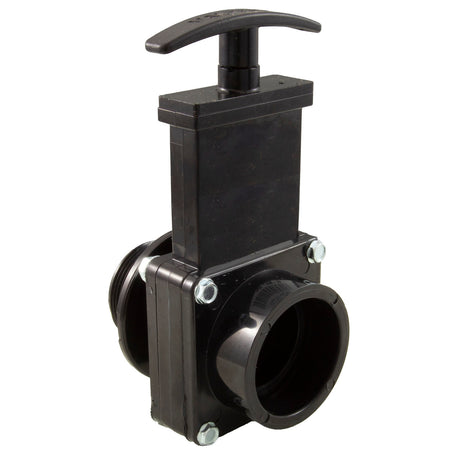 Gate Valve, 3 pc, Valterra, 1-1/2"s x 1-1/2"mpt, 45psi, Black : 7105 - Valterra Products - 019079071057 - PartsForSpas.com