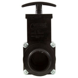 Gate Valve, 3 pc, Valterra, 1-1/2"s x 1-1/2"mpt, 45psi, Black : 7105 - Valterra Products - 019079071057 - PartsForSpas.com