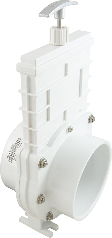 Gate Valve, 3 pc, SS Paddle, Valterra, 4"s x 4"s, 20psi : 6401 - Valterra Products - 019079640109 - PartsForSpas.com