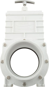 Gate Valve, 3 pc, SS Paddle, Valterra, 4"s x 4"s, 20psi : 6401 - Valterra Products - 019079640109 - PartsForSpas.com