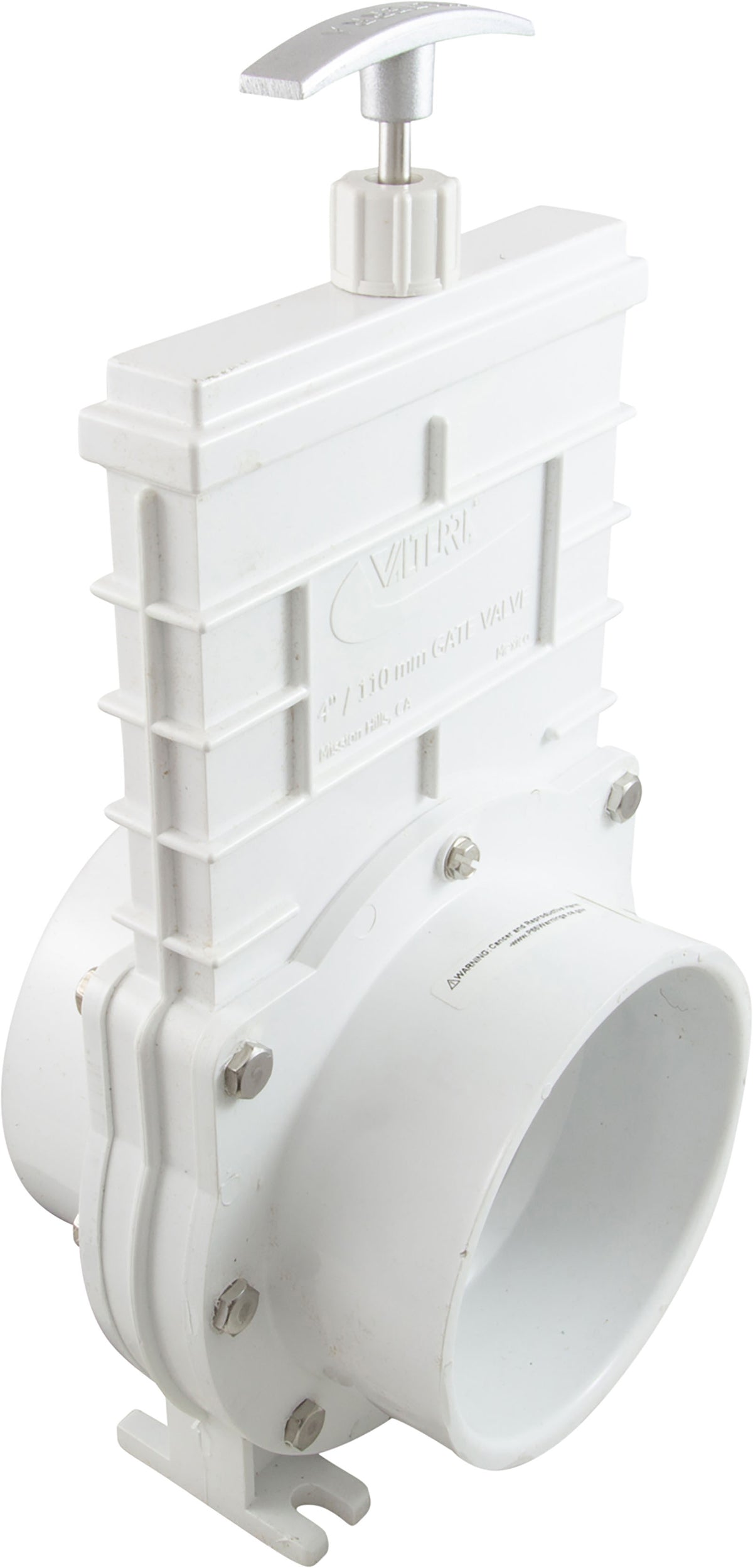Gate Valve, 3 pc, SS Paddle, Valterra, 4"s x 4"s, 20psi : 6401