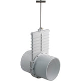Gate Valve, 3 pc, SS Paddle, Valterra, 8"s x 8"s, 10psi : 6801 - Valterra Products - 019079068019 - PartsForSpas.com