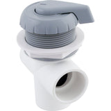 Diverter Valve, Hydro-Air/BWG Hydroflow, 1"s, 2 Port, Gray : 11-4020GRY - HydroAir/Balboa - 11-4020GRY - PartsForSpas.com
