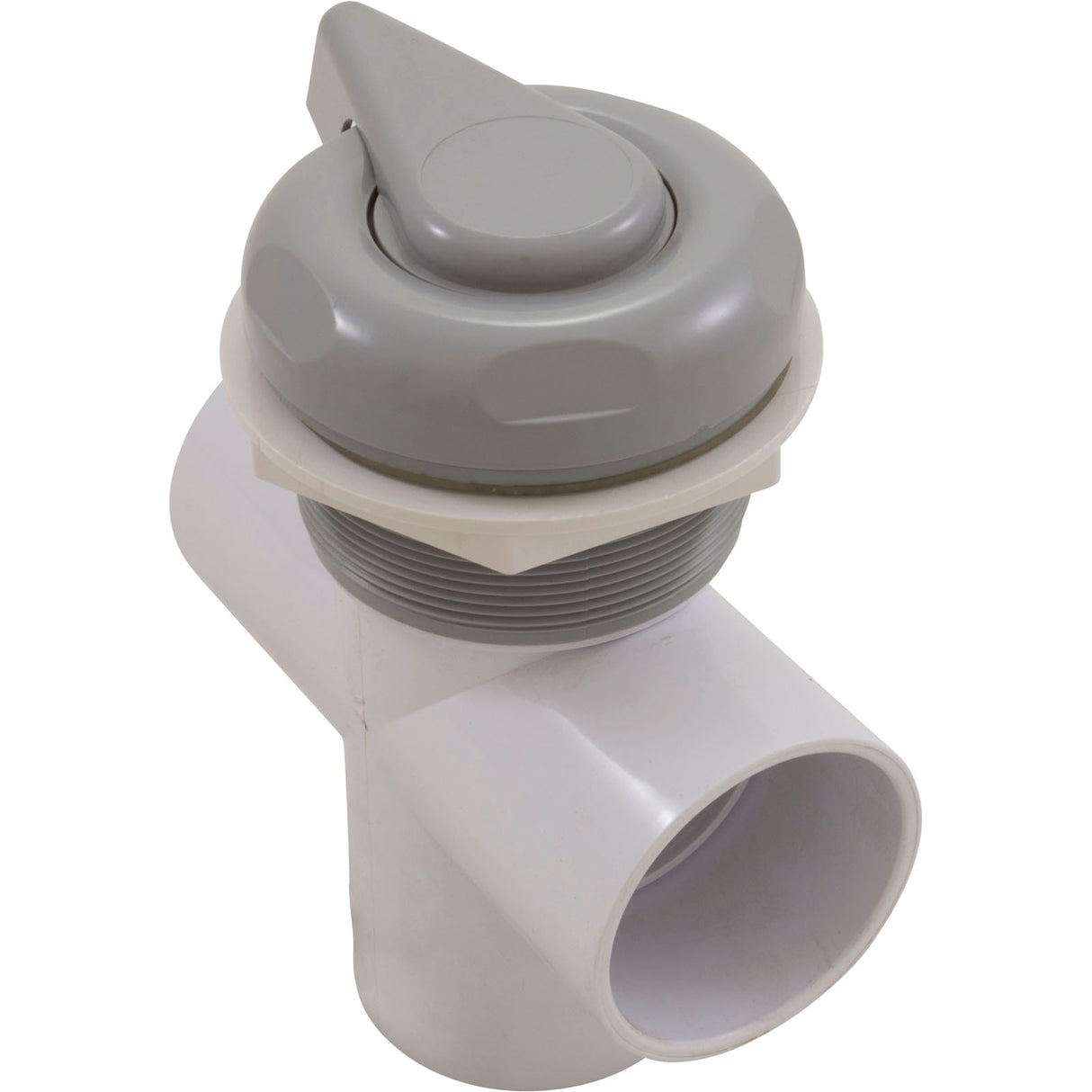Diverter Valve, CMP Lever Handle, 2"s, 2 Port, Smth Scal, Gry : 25048-019-000 - Custom Molded Products - 25048-019-000 - PartsForSpas.com