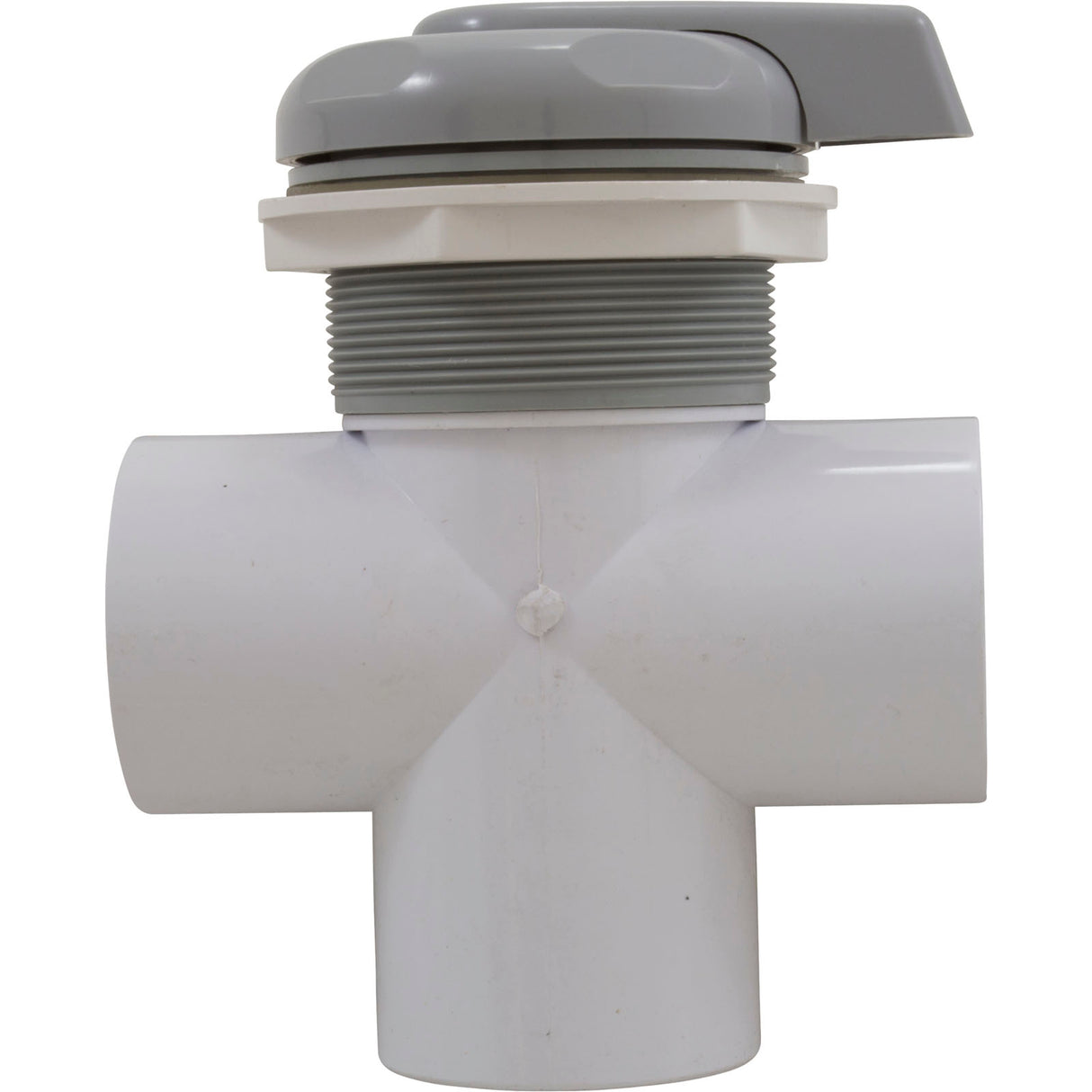 Diverter Valve, CMP Lever Handle, 2"s, 2 Port, Smth Scal, Gry : 25048-019-000 - Custom Molded Products - 25048-019-000 - PartsForSpas.com