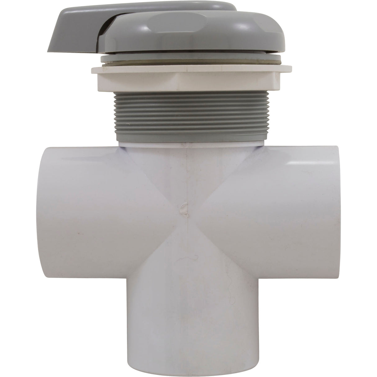Diverter Valve, CMP Lever Handle, 2"s, 2 Port, Smth Scal, Gry : 25048-019-000 - Custom Molded Products - 25048-019-000 - PartsForSpas.com