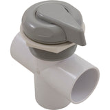 Diverter Valve, CMP Lever Handle, 2"s, 2 Port, Smth Scal, Gry : 25048-019-000 - Custom Molded Products - 25048-019-000 - PartsForSpas.com