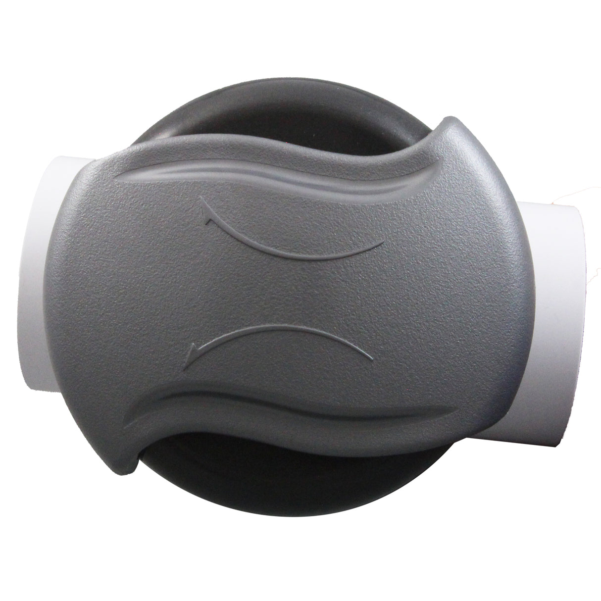 Diverter Vlv, CMP Top Mt, 2"s, 3-3/16"hs, Wave, Graph Gry/Slvr : 25048-707-200 - Custom Molded Products - 25048-707-200 - PartsForSpas.com