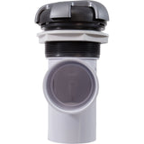 Diverter Vlv, CMP Top Mt, 2"s, 3-3/16"hs, 3 Port, Crown, Gry/Slvr : 25048-807-000 - Custom Molded Products - 25048-807-000 - PartsForSpas.com