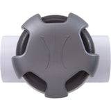 Diverter Vlv, CMP Top Mt, 2"s, 3-3/16"hs, 3 Port, Crown, Gry/Slvr : 25048-807-000 - Custom Molded Products - 25048-807-000 - PartsForSpas.com