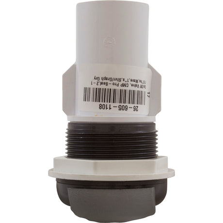 On/Off Valve, CMP Pro-Seal, 2-1/16"hs, Wave, 1"s, Slvr/Graph Gry : 25036-707-000 - Custom Molded Products - 25036-707-000 - PartsForSpas.com