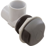 On/Off Valve, CMP Pro-Seal, 2-1/16"hs, Wave, 1"s, Slvr/Graph Gry : 25036-707-000 - Custom Molded Products - 25036-707-000 - PartsForSpas.com