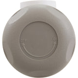 On/Off Valve, CMP Mushroom, 2-1/16"hs, Scalloped, 1"s, Gray : 25036-219-000 - Custom Molded Products - 25036-219-000 - PartsForSpas.com