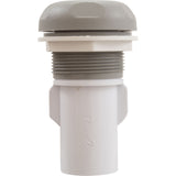 On/Off Valve, CMP Mushroom, 2-1/16"hs, Scalloped, 1"s, Gray : 25036-219-000 - Custom Molded Products - 25036-219-000 - PartsForSpas.com