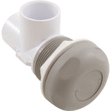 On/Off Valve, CMP Mushroom, 2-1/16"hs, Scalloped, 1"s, Gray : 25036-219-000 - Custom Molded Products - 25036-219-000 - PartsForSpas.com