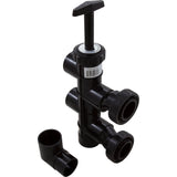Push Pull Valve, CMP H Style, 2", Sand, Black : 25831-014-000 - Custom Molded Products - 849640026175 - PartsForSpas.com