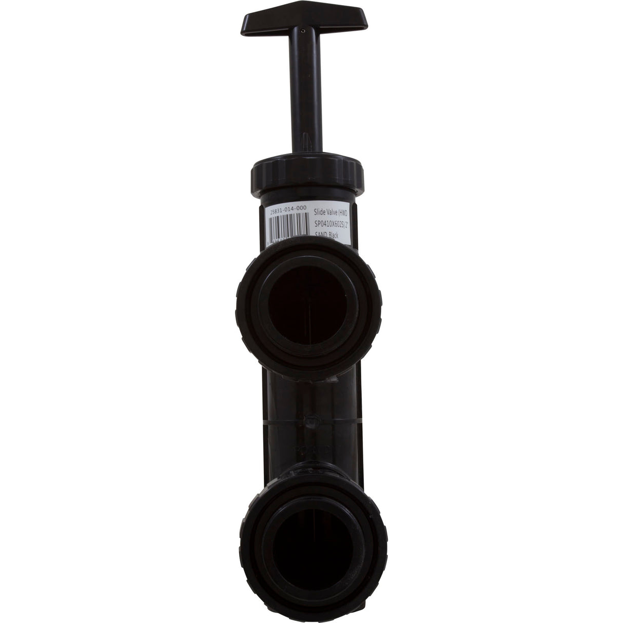 Push Pull Valve, CMP H Style, 2", Sand, Black : 25831-014-000 - Custom Molded Products - 849640026175 - PartsForSpas.com