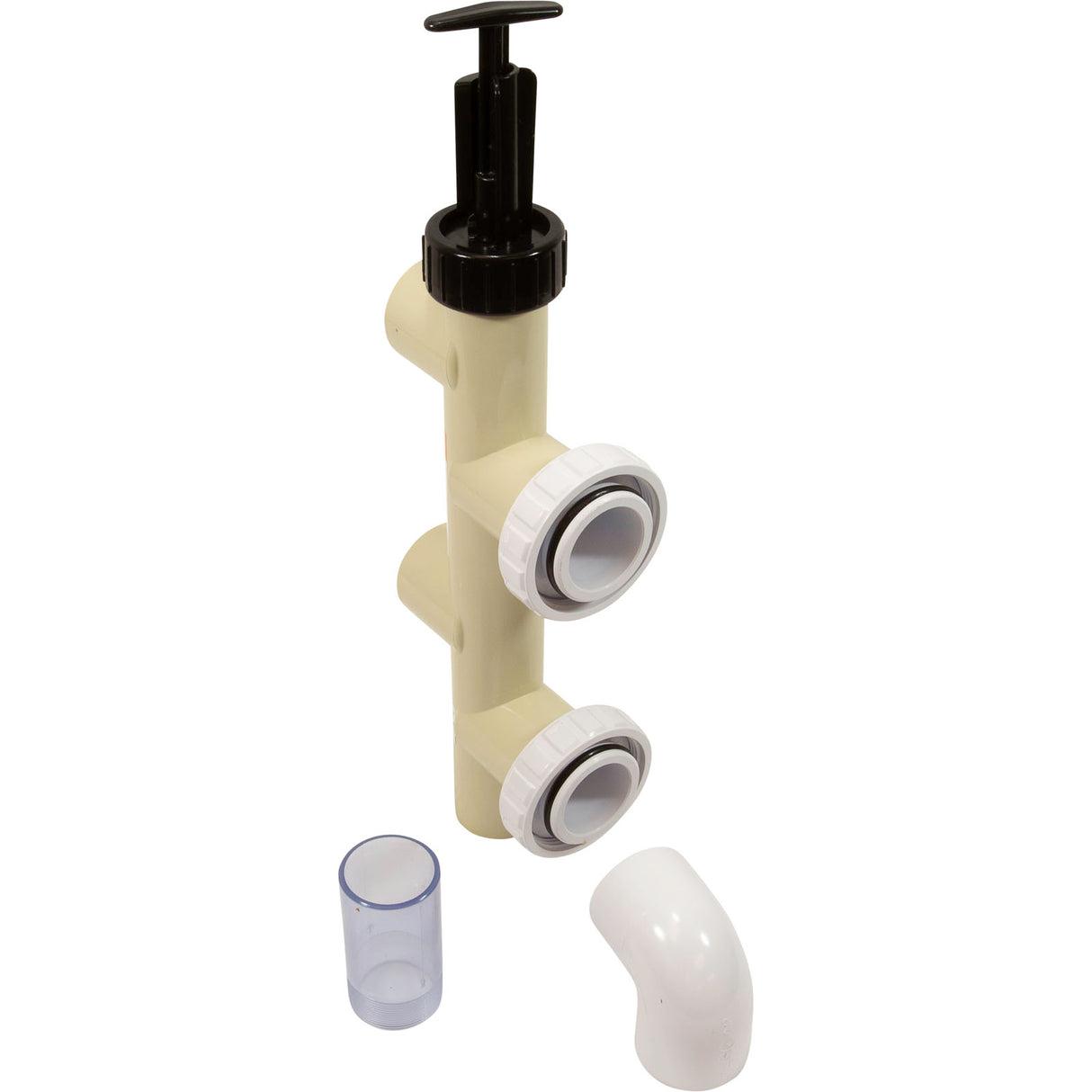 Push Pull Valve, PacFab, 2" Slip, PVC, Generic : 25831-119-750 - Custom Molded Products - 849640023228 - PartsForSpas.com