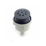 Air Injector, Waterway Top-Flo Straight, 3/8" Barb, Gray : 670-2297