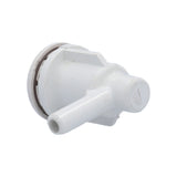 Air Injector, Waterway Lo-Pro Ell, 3/8" Barb, White : 670-2200