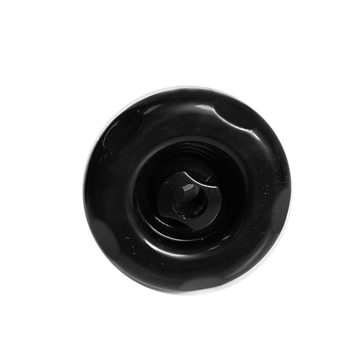 Jet, Poly, Elite, Large Face Rotational, 5 Scallop, Black : 11606