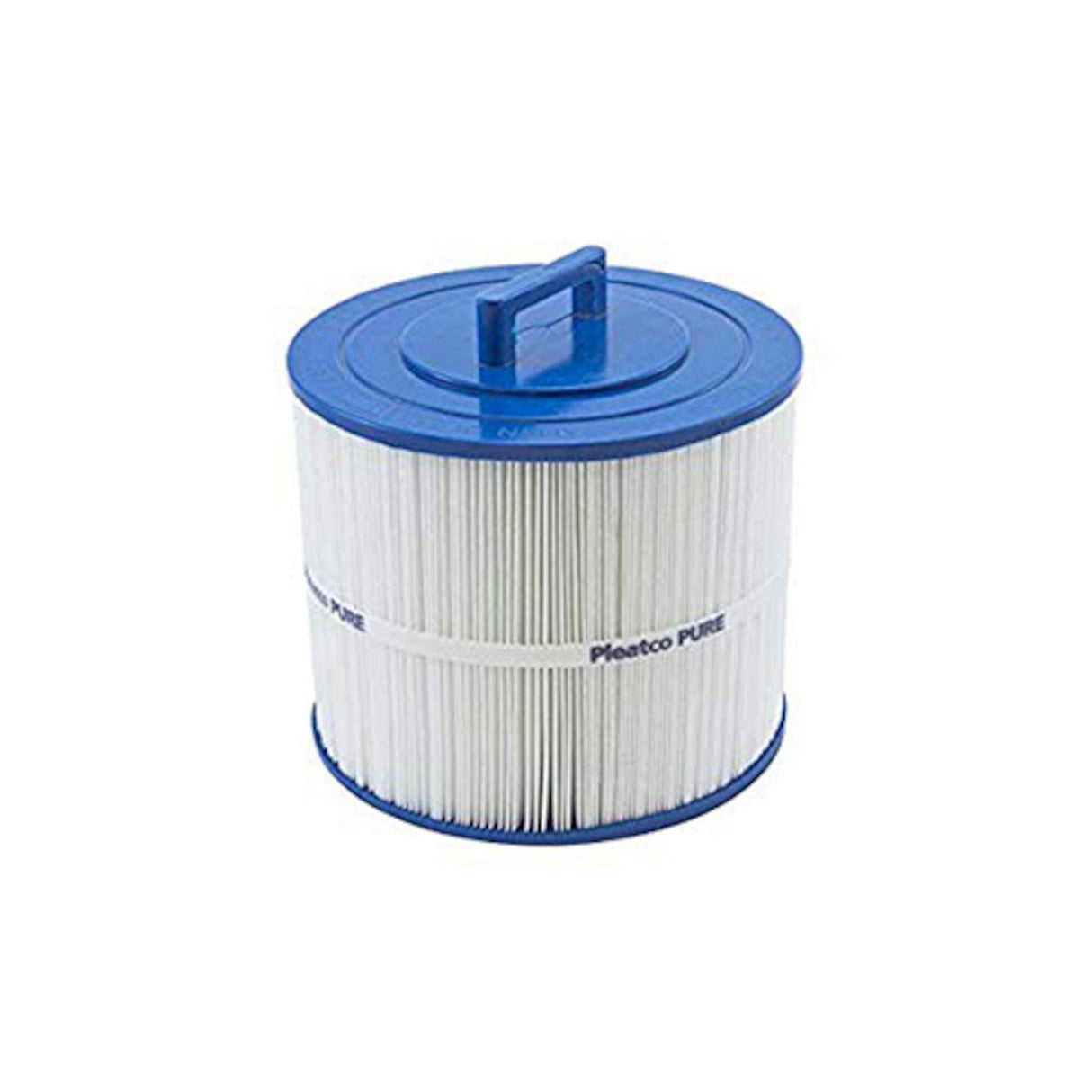 Filter Cartridge, Pleatco, Diameter: 8-1/2", Length: 7-1/16", Top: Handle, Bottom: 2-3/8" Keyed, 50 sq ft : PVT50WH