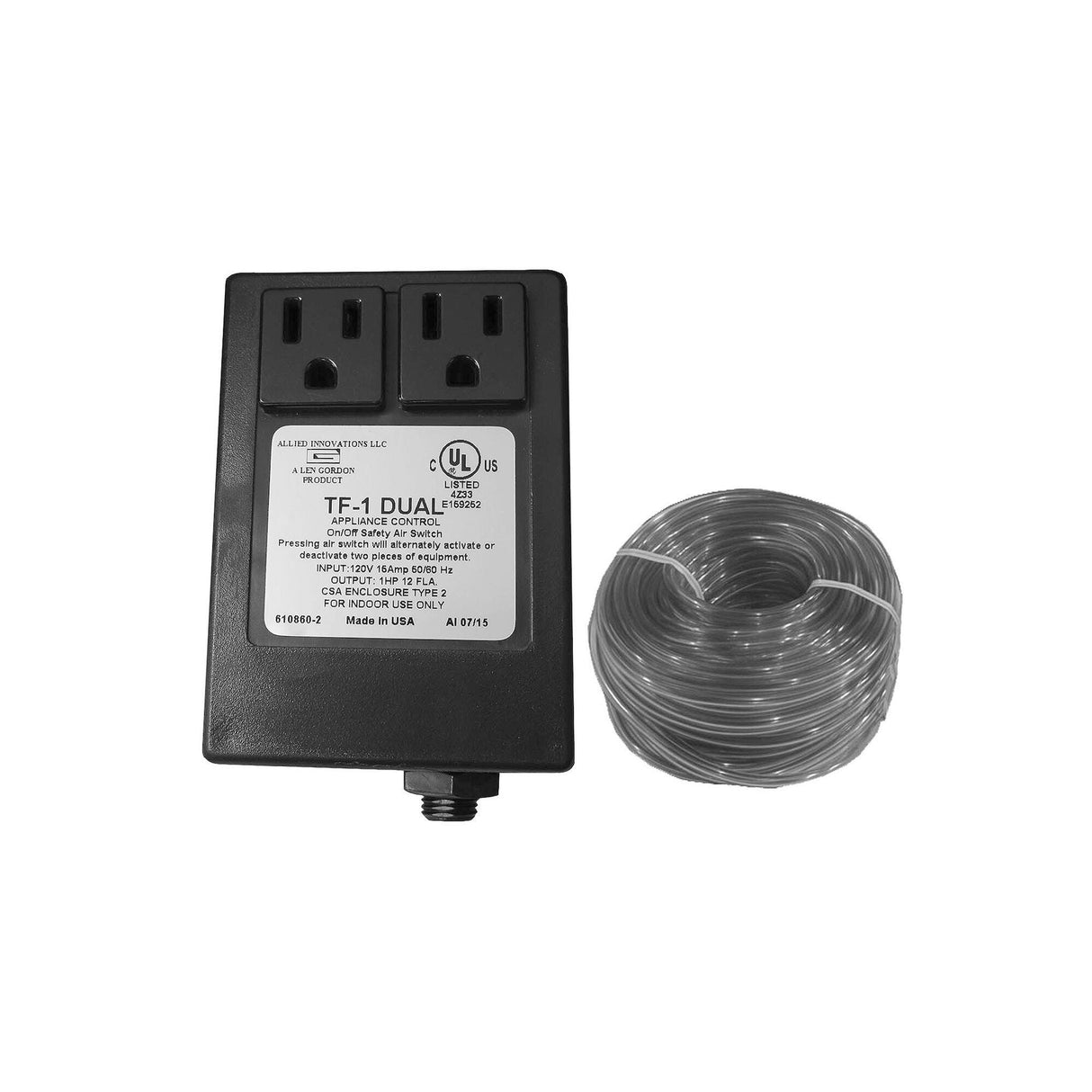 Control, Len Gordon, TF-1Dual, 115V, 1.0HP, Pkg without button : 910860-001