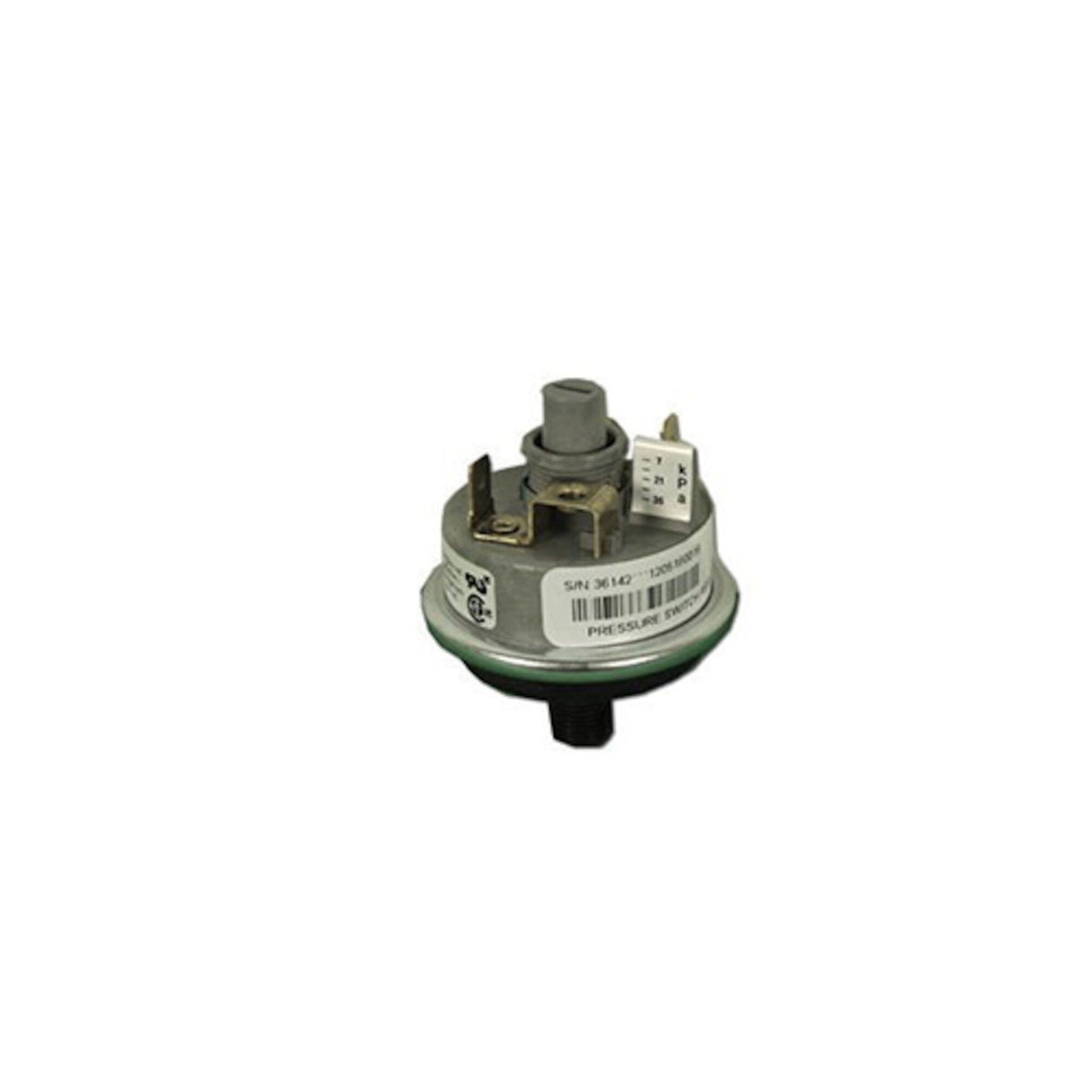 Pressure Switch, Tecmark/Balboa, 3902 Style, SPST, 1 Amp, 2 Psi, 1/8" NPT : 36142