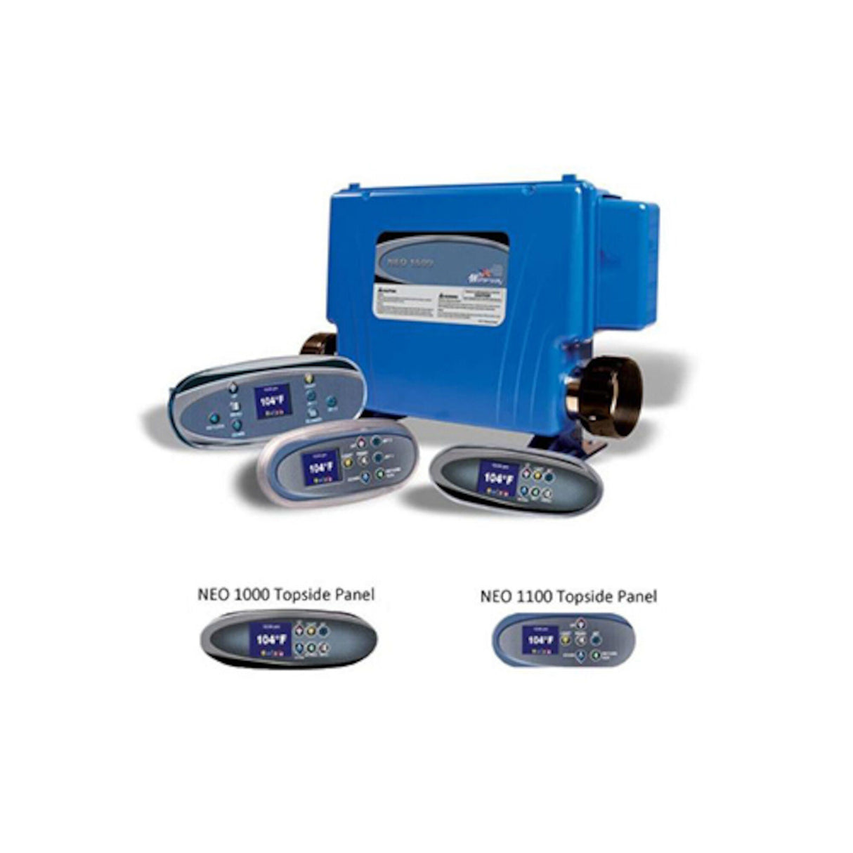 Control System, Kit, Waterway NEO 1500 ETS, 1.4/5.5kW, Pump1, Blower/Pump2 1 Spd, w/ NEO 1100 : 777-WW99012