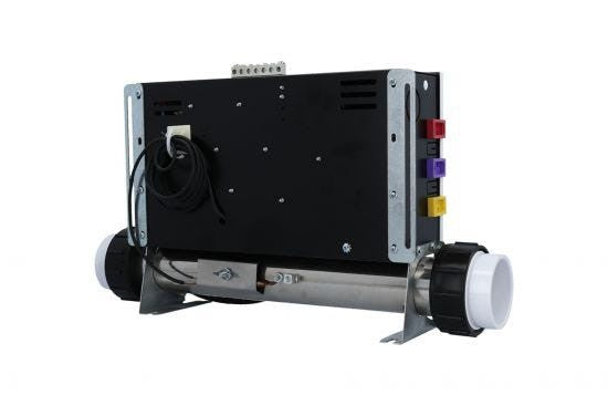 Control System, Air, HydroQuip CS6009US1 Slide , Conv. 1.4/5.5kW, Pump1, Blower or P2, Light, w/ Time Clock : CS6009-US1