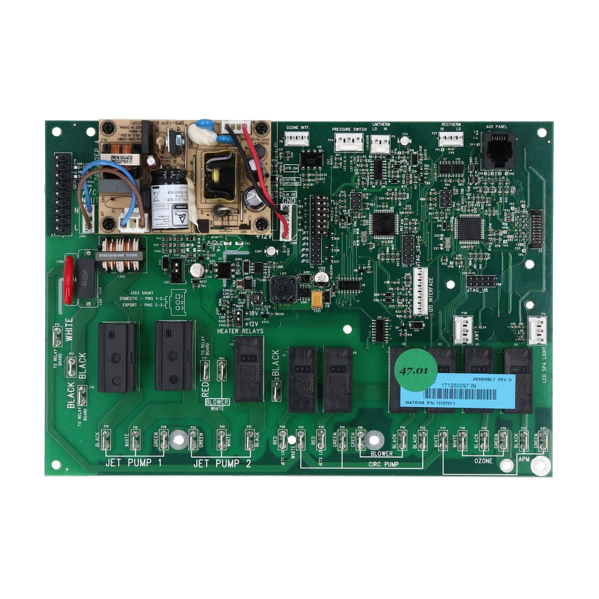 Circuit Board, Caldera, IQ2020 System, Main Board, 2002-2009 : 77089