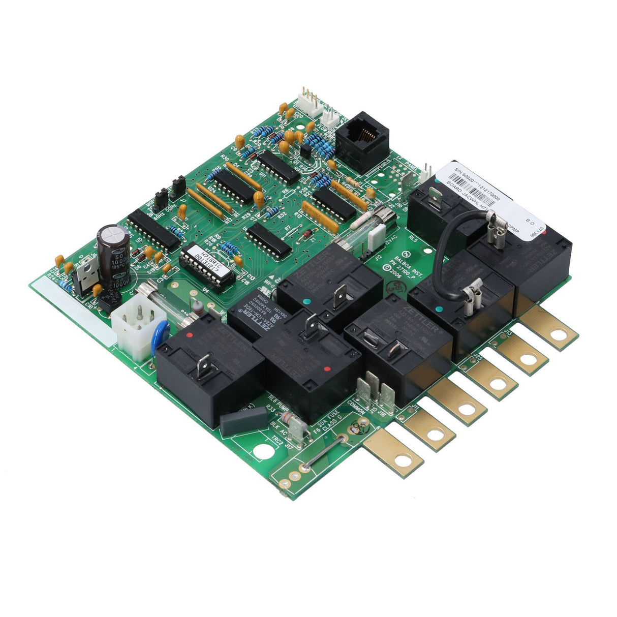 Circuit Board, Jacuzzi Balboa, H716R1, Duplex Digital, 8 Pin Phone Cable : 50920