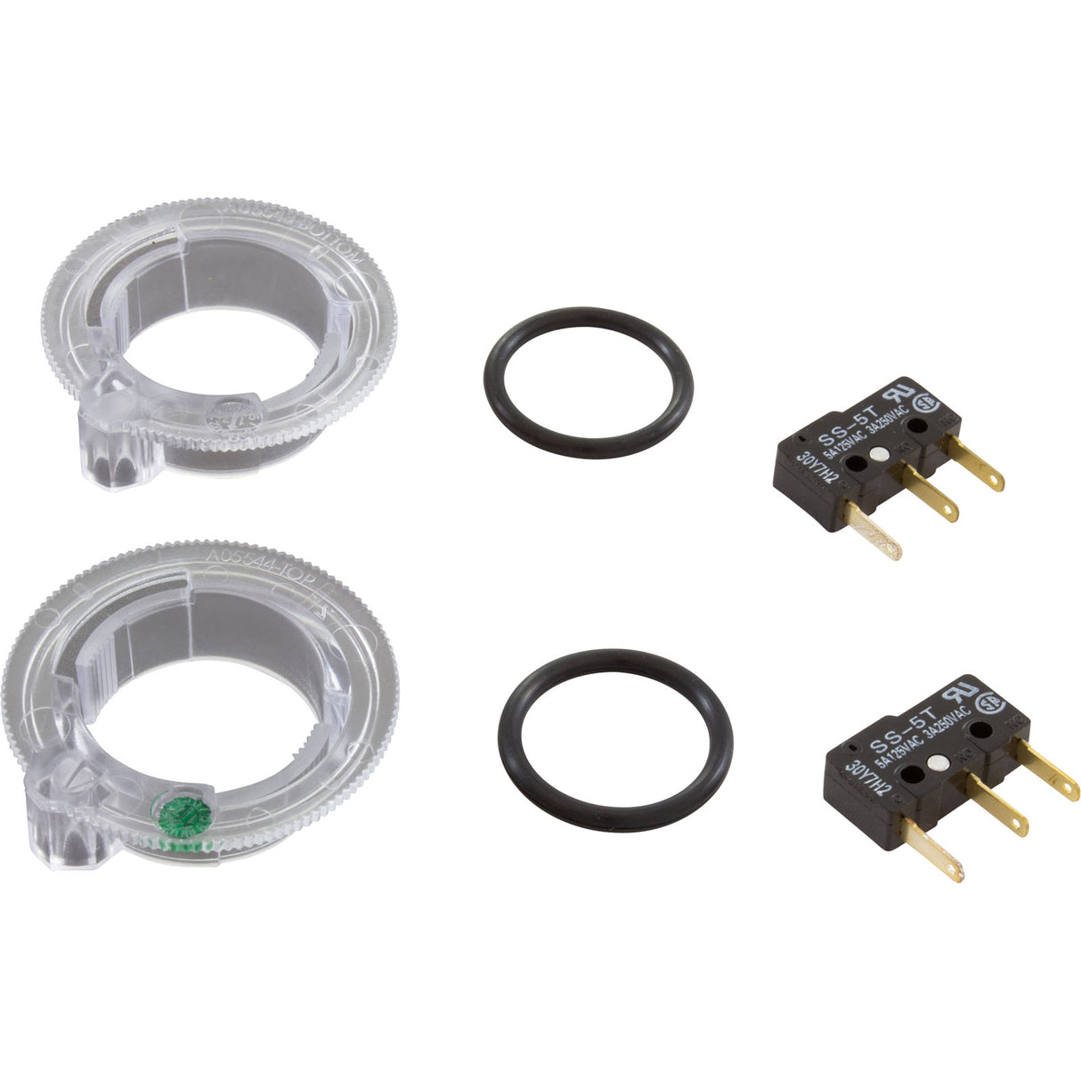 Microswitch Kit, Zodiac Jandy Valve Actuator, w/ Cams : R0408600 - Zodiac - 052337021029 - PartsForSpas.com