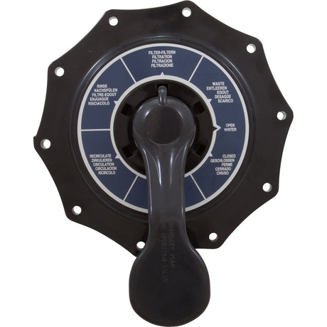 Lid Assembly, Pentair 2" Top Mount Hybrid Valve, 6 Position : 272568Z - Pentair - 788379860509 - PartsForSpas.com