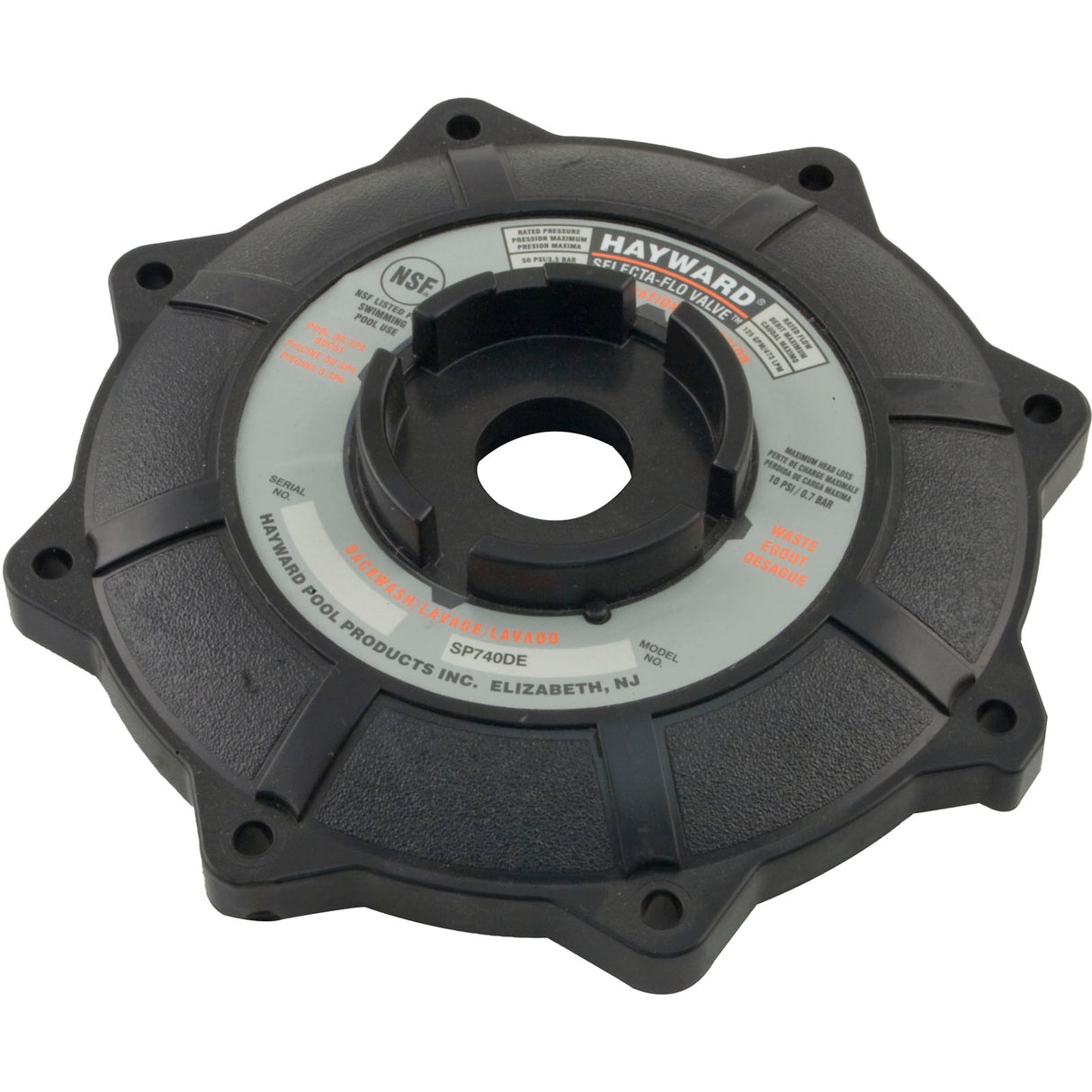Cover, Hayward Selecta-Flo Valve : SPX0740B - Hayward - 0610377036023 - PartsForSpas.com