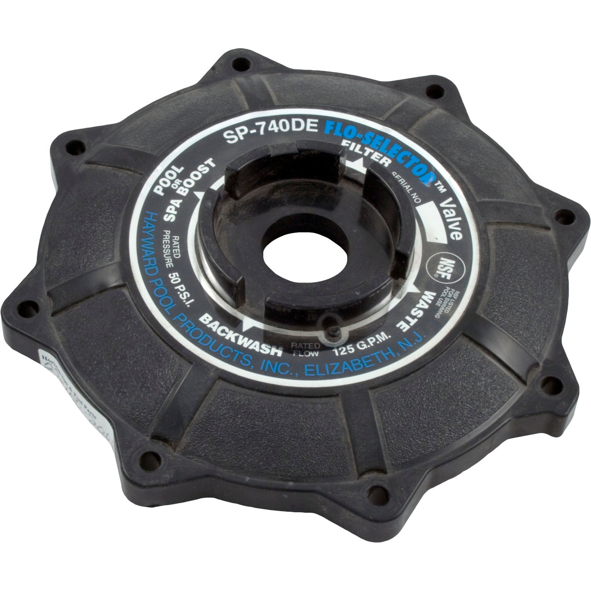 Cover, Hayward Selecta-Flo Valve : SPX0740B - Hayward - 0610377036023 - PartsForSpas.com