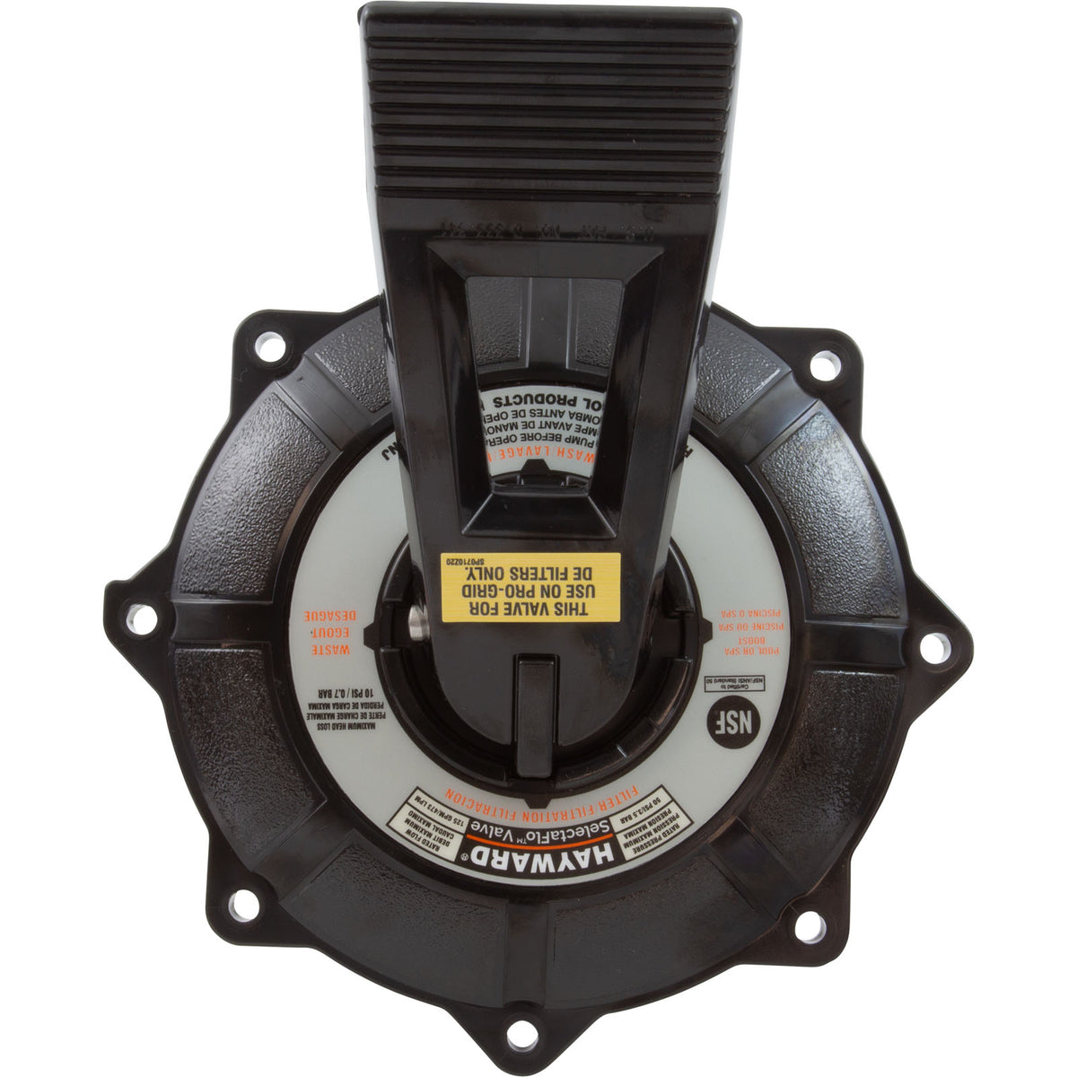 Lid Assembly, Hayward Selecta-Flo Valve : SPX0740BA
