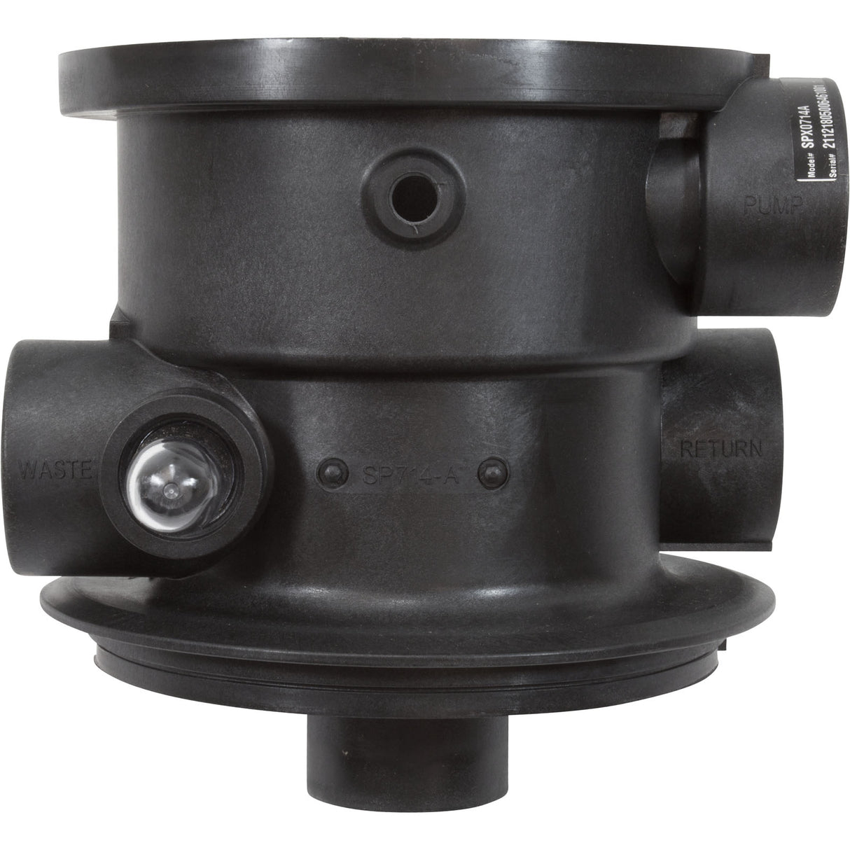 Body, Hayward SP0714T Vari-Flo Valve, with Sight Glass : SPX0714A - Hayward - SPX0714A - PartsForSpas.com