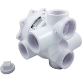 Body Assembly, Hayward SP0715 2" Vari-Flo Valve, White : SPX0715ALLAA - Hayward - SPX0715ALLAA - PartsForSpas.com
