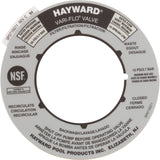 Valve Position Label, Hayward 2" Vari-Flo Valves : SPX0715G - Hayward - 0610377035248 - PartsForSpas.com