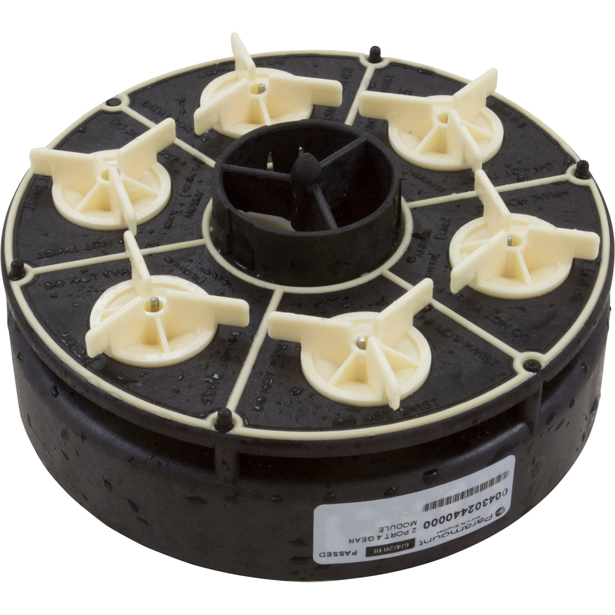Module, Paramount Water Valve, 2 Port, 4 Gear : 004-302-4400-00 - Paramount Leisure Industries - 004-302-4400-00 - PartsForSpas.com