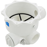 Body, Praher ABS 2" Side Mount Valves, 2"fpt, White : E-13-S2 - Praher Canada Ltd - E-13-S2 - PartsForSpas.com