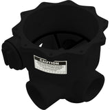 Body, Praher ABS 2" Side Mount Valves, 2"fpt, Black : E-13-S2B - Praher Canada Ltd - E-13-S2B - PartsForSpas.com