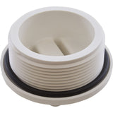 Plug, Praher ABS Side Mount Valves, 2"mpt, White : E-19-S2 - Praher Canada Ltd - E-19-S2 - PartsForSpas.com