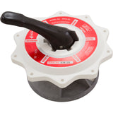 Lid Assembly, Praher ABS Top/Side Mt Valves, w/O-Ring, 2", Wht : E-50-S2 - Praher Canada Ltd - E-50-S2 - PartsForSpas.com